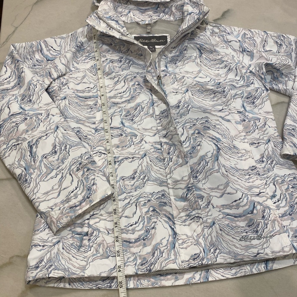 Eddie Bauer Jacket size Medium White Multicolor WeatherEdge - Picture 10 of 16